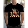 European Size Men's Creative Print Short Sleeve T-Shirt In Breathable Cotton and Machine Washable - Perfect for Summer Outdoor Activities.