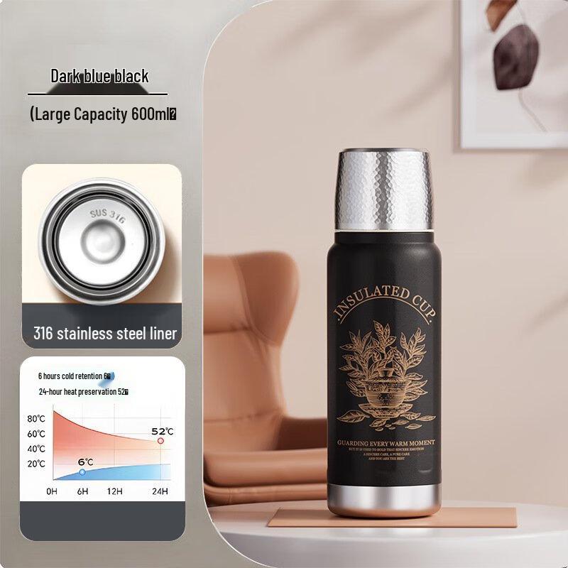 Shangqi Hammered 316 Stainless Steel Insulated Travel Mug