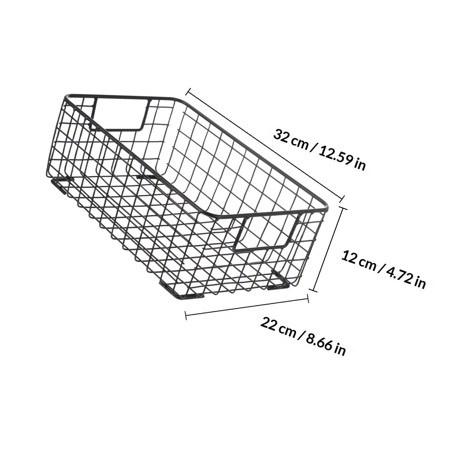 

1Pcs Elegant Iron Fruit Storage Basket Draining Mesh Handle Hole Kitchen Snacks Basket Decorative Household Organizer Container