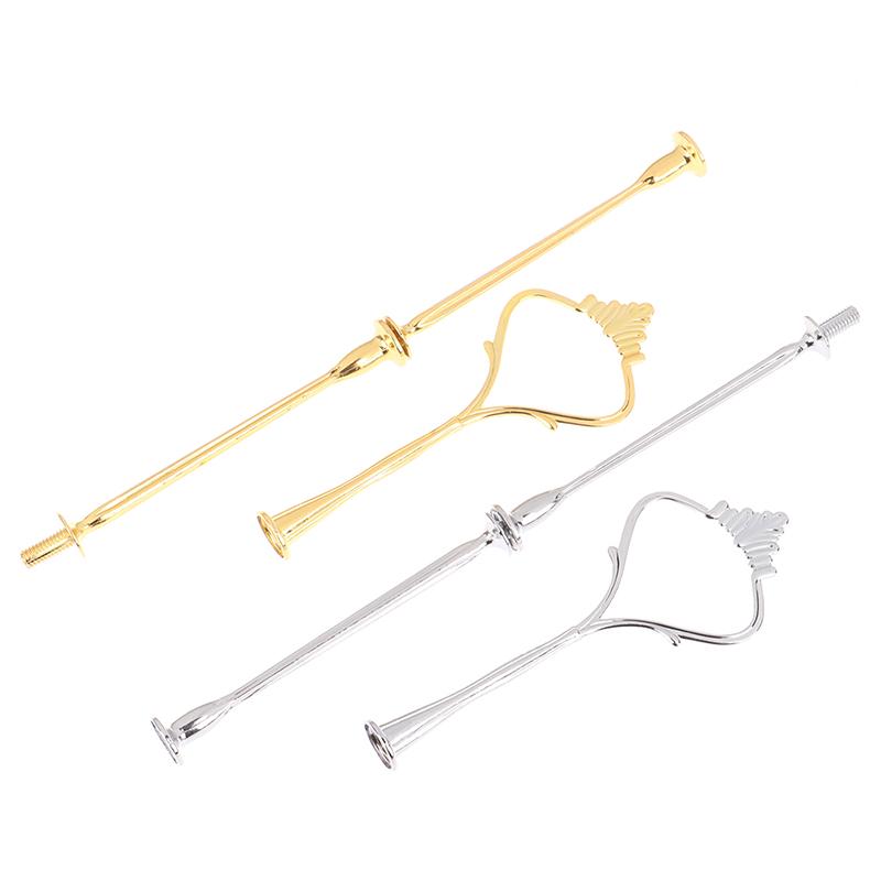 1 sady 3patrový stojánek na dortový talíř Rukojeť s korunkou Kovová svatební párty