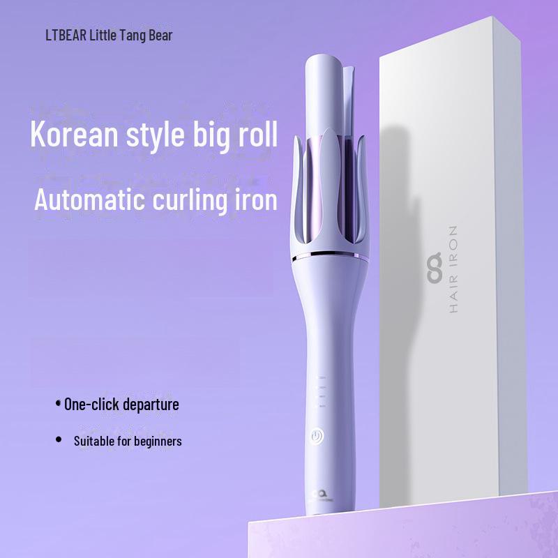 Korean Style 32mm Automatic Curling Iron with Large Wave and Water Ripple Feature