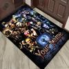 Name Custom Horror Themed Carpet Rug for Living Room Bedroom Home Sofa Decoration,Kids play Non-slip Floor Mat