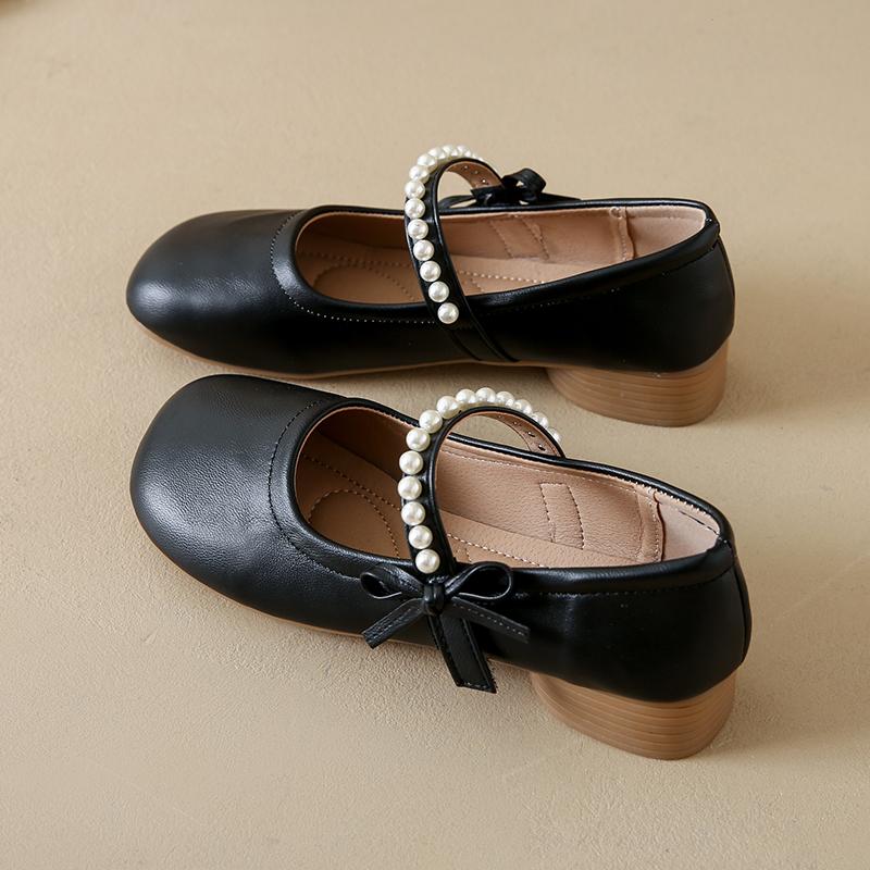 Fashion Soft-soled Women's French Elegant Mary Jane Shoes 2025 Internet Celebrity New Shallow Retro Sweet Style Single Shoes