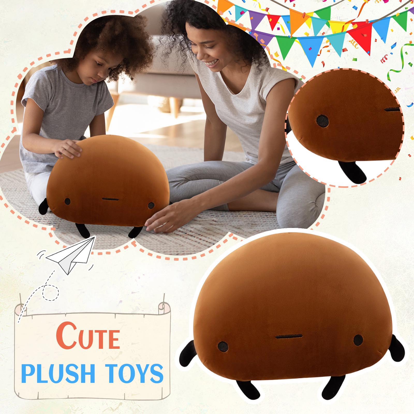 

Плюшеві іграшки, милі та ідеальні подарунки на день народження для друзів та однокласників, подарунки на випускний One Size