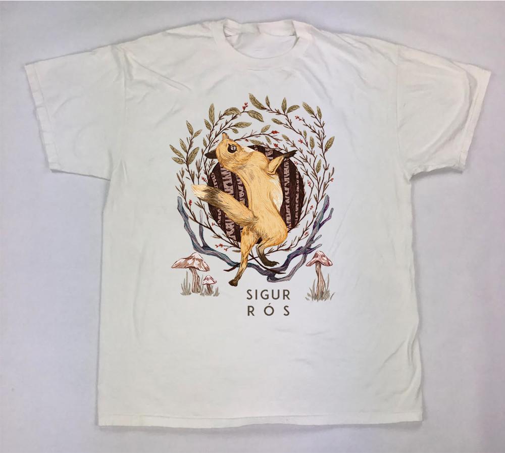 Sigur Ros band poster Concert Short Sleeve Unisex T-Shirt MC412 Unisex T-Shirt XL