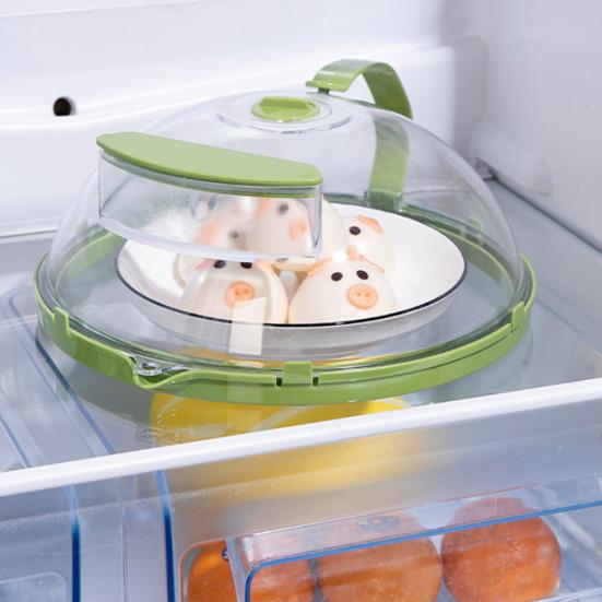 Microwave Splatter Cover with Water Steamer And Handle Tall Dome Food Cover Keeps Food Moist Saves Time And Energy Easy Clean Splash Guard for