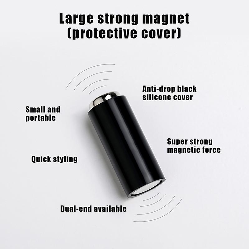 

Nail Art Magnetic Pen Cat Eye Painting Nails Art Design Cylindrical Magnet Bar With Silicone Cover For Manicure Diy Salon Tool