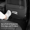 Car Anti-kick Pad Leather Auto Seat Back Protector Pads Anti Scratch For Volkswagen VW Tiguan CC Jetta Polo Golf Passat Scirocco