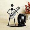 Iron Ornament Desktop Storage (1pc) – Guitar Player Iron Man Pen Holder, Metal Desk Storage & Decoration