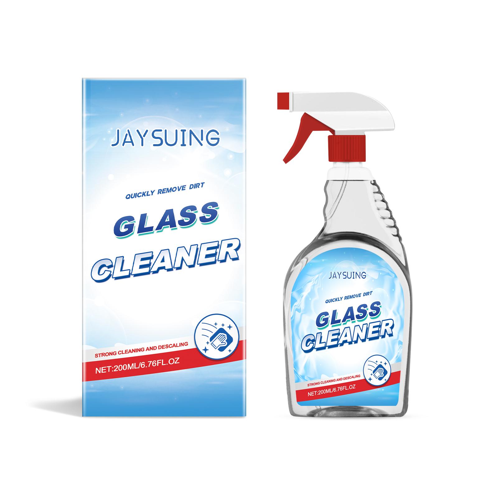 Bathroom Glass Cleaner Hard Water Spot Remover Cleaning Spray For Shower Door Ceramic Tiles Mirror Water Stain Powerful Descale 1PCS