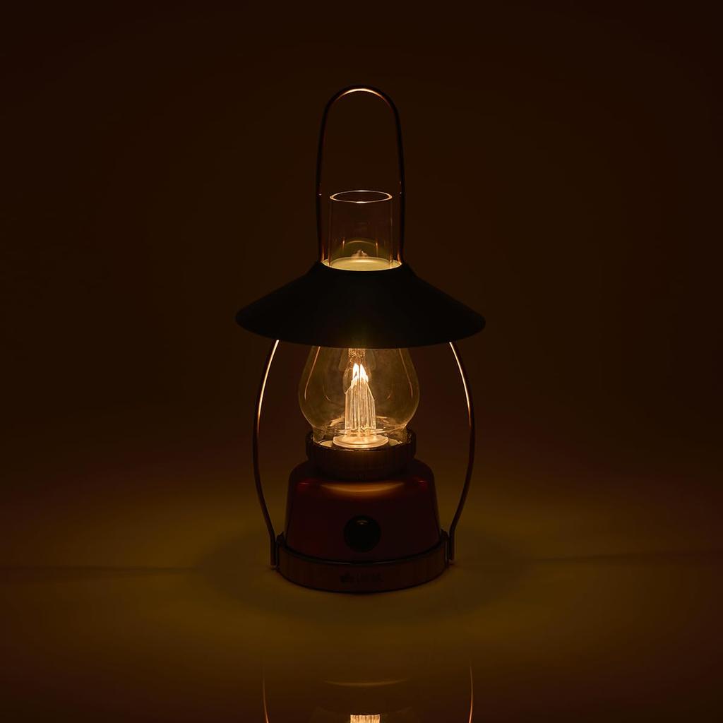 LOGOS Bamboo Flickering Classic Lodge Lantern - BE 74175034