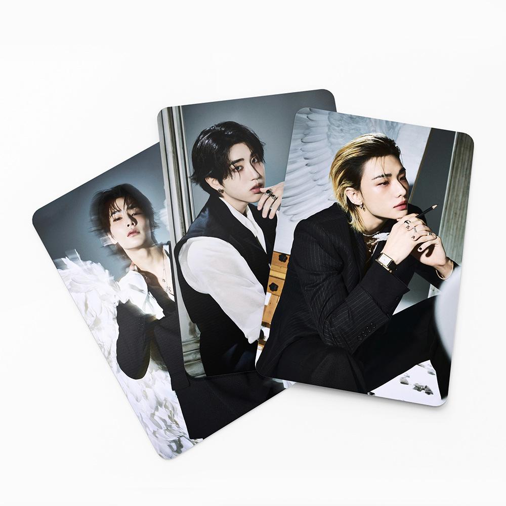 New 55Pcs Wanderer'S 8Th Anniversary Lomo Card 55 Photos Of New Peripheral Photo Card Hyunjin