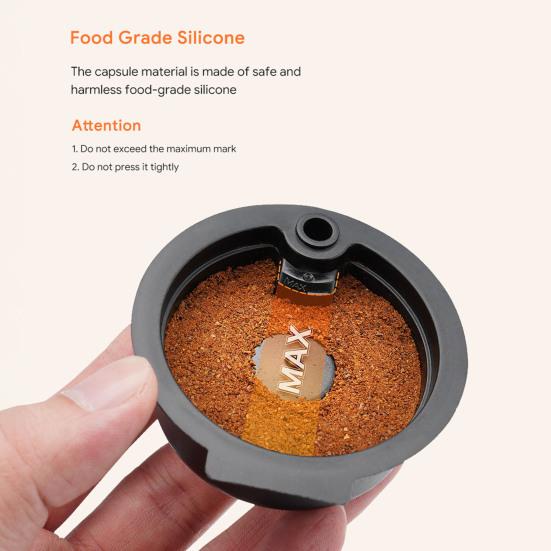 Reusable Coffee Capsules for Bosch Tassimo 60/180ML Refillable Espresso Pods