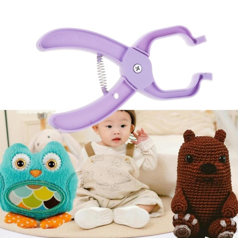 Safety Eye Tool Practical Eye Snapper Crochet Tool Auxiliary Tool Safety Eyes Making Supplies for Attaching Safety Eyes