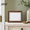 Lightweight Resin Photo Frame Vintage Frame, Art Mat Picture for Tabletop Display Artistic & Wall Mount, Decorative Studio Portrait Photos Durable
