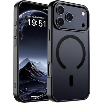 Magnetic Matte Case For iPhone 17 Pro Max Air 16E 16 E 15 Plus 14 13 Mini 12 11 SE 2022 2020 8 Mag Safe Translucent Shockproof Phone Cover Accessories