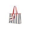 New MLB Canvas Bag, Tote Bag, Shopping Bag, Dumpling Mother Bag, Handbag, Shoulder Bag Unisex Light Navy Blue 3AORL03