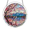 Puzzle in Acrilico Suncatcher Vetro Colorato Ornamento da Appendere alla Finestra Puzzle Fai da Te Pannello Suncatcher per Arredamento Casa Regali per Mamma Amici