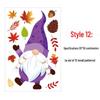 Thanksgiving Turkey & Autumn Maple Leaf Wall Stickers