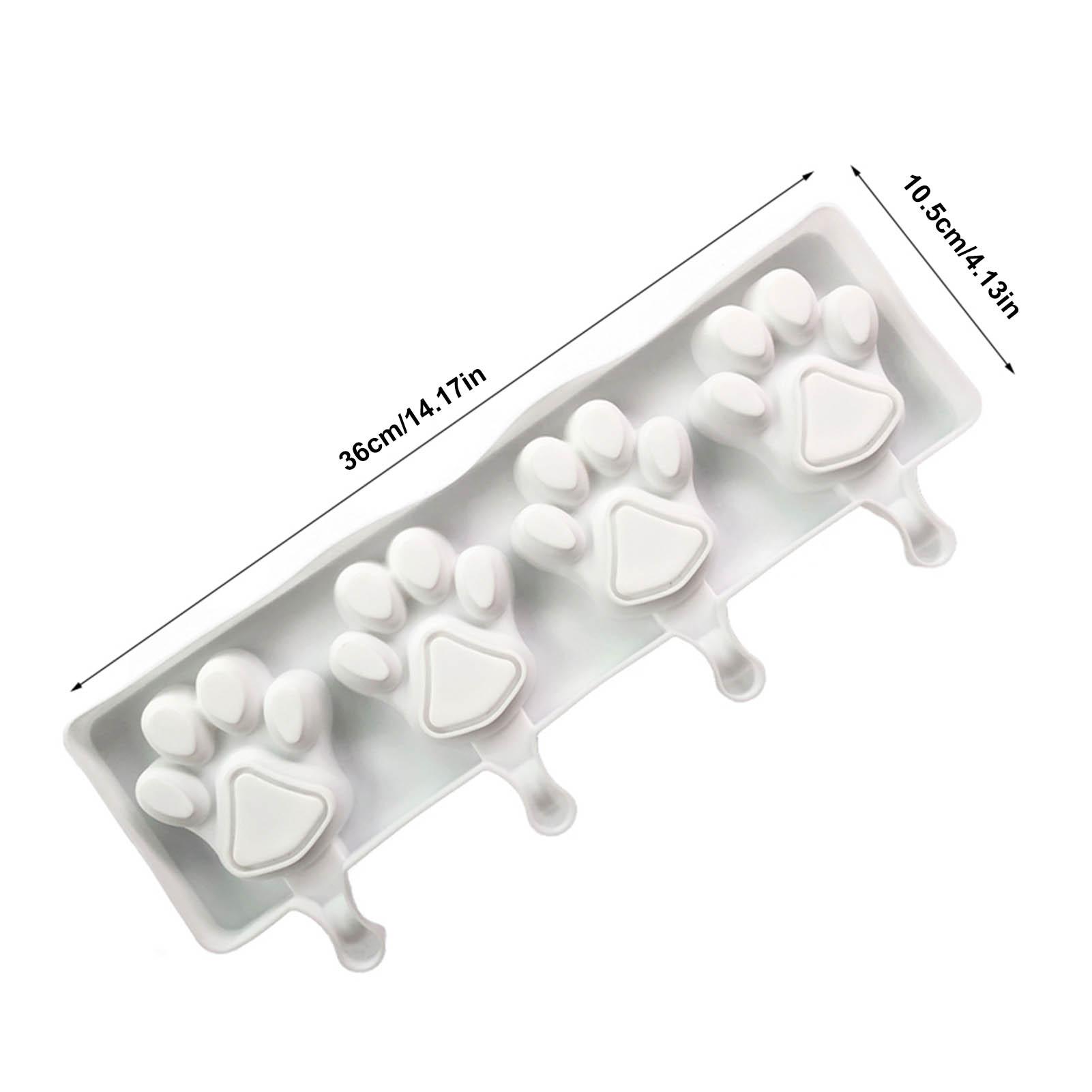 

Силиконовая форма для мороженого, форма для льда в форме собачьей лапки, антипригарная форма для французского мусса, летнее мороженое, кухонный гаджет