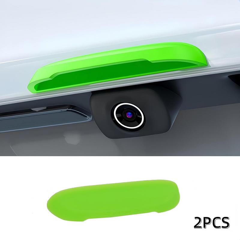 Car Rear View Mirror Camera Reversing Rainproof Cover Silicone Classic Black Car Backup Camera Rain Cover