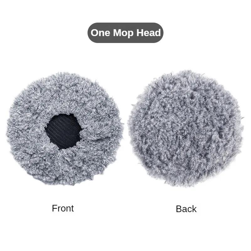 Car Wash Mop Rotating Double Brush Head Three-Section Telescopic Mop Telescopic MopWindow Cleaning Maintenance Car Accessories