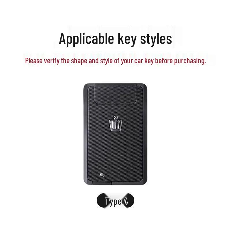 Hand-Woven Rope Key and Card Holder for Crown/Corolla Hybrid (12th-14th Gen)