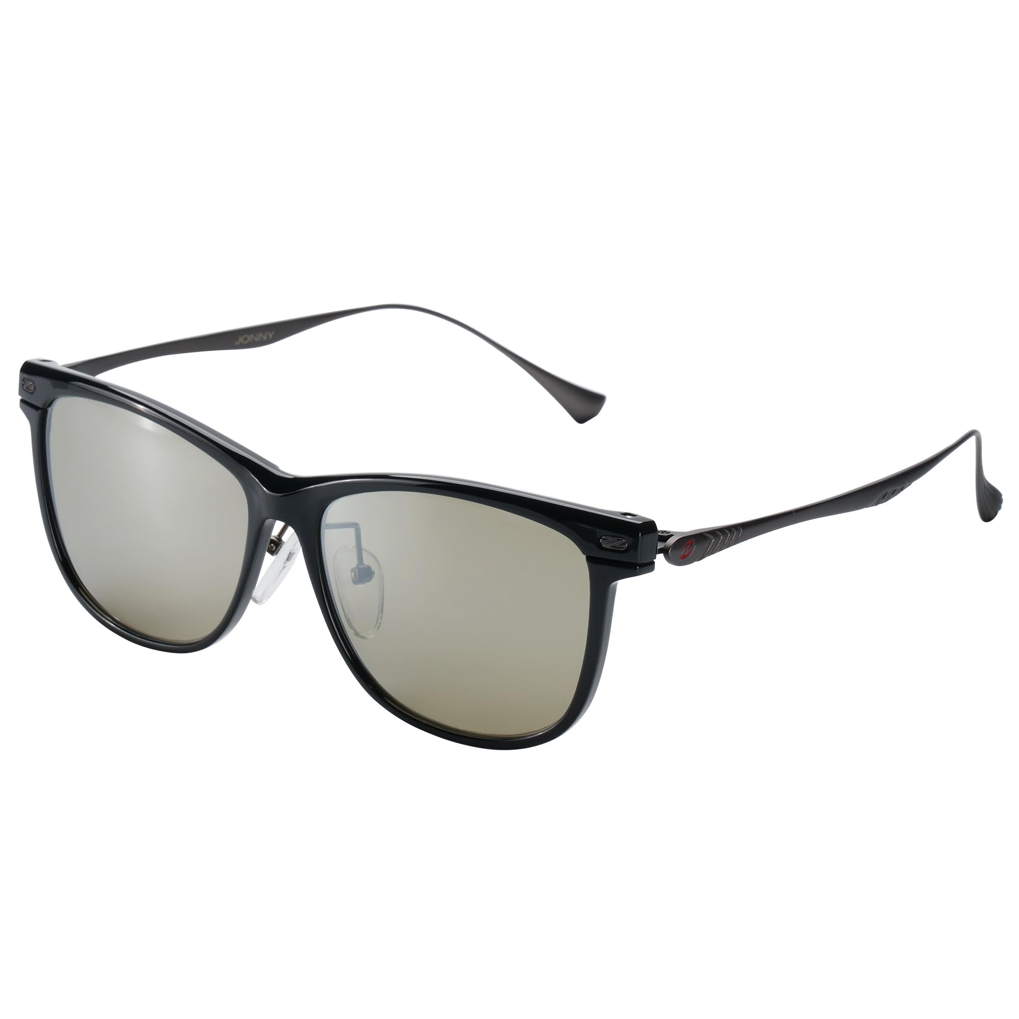 

Zeque Polarized Sunglasses JONNY Gloss Black Gunmetal TRUEVIEW MIRROR F-2224 & SPORTS/SILVER