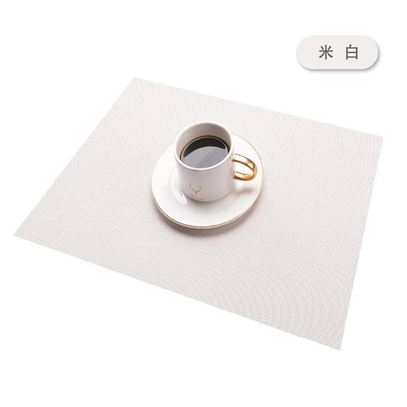 Ningxin Nordic style PP food grade placemat thermal insulation mat waterproof and oil-proof table mat western dining mat hotel LFGB test