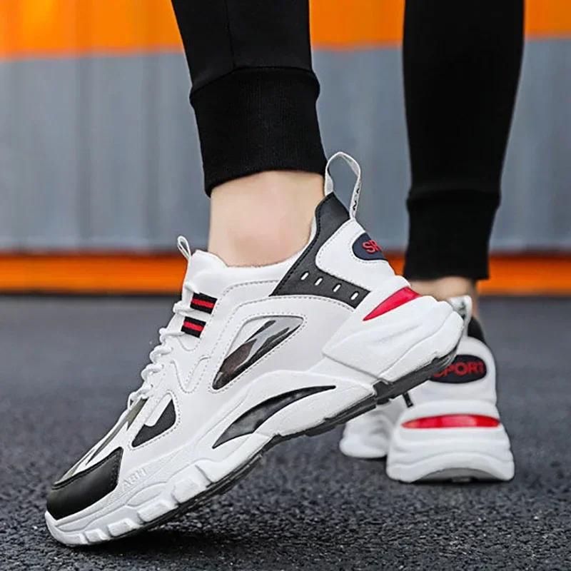 New Men Casual Sneakers Flexible Light Durable Cushion Running Shoes Spring Tenis Para Hombre Fashion Trend Male Sport Shoes