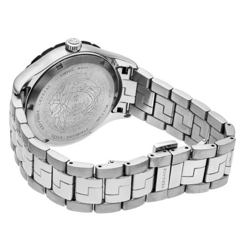 [VERSACE] Versace HELLENYIUM VEZI00321 Men's Watch with Black Dial