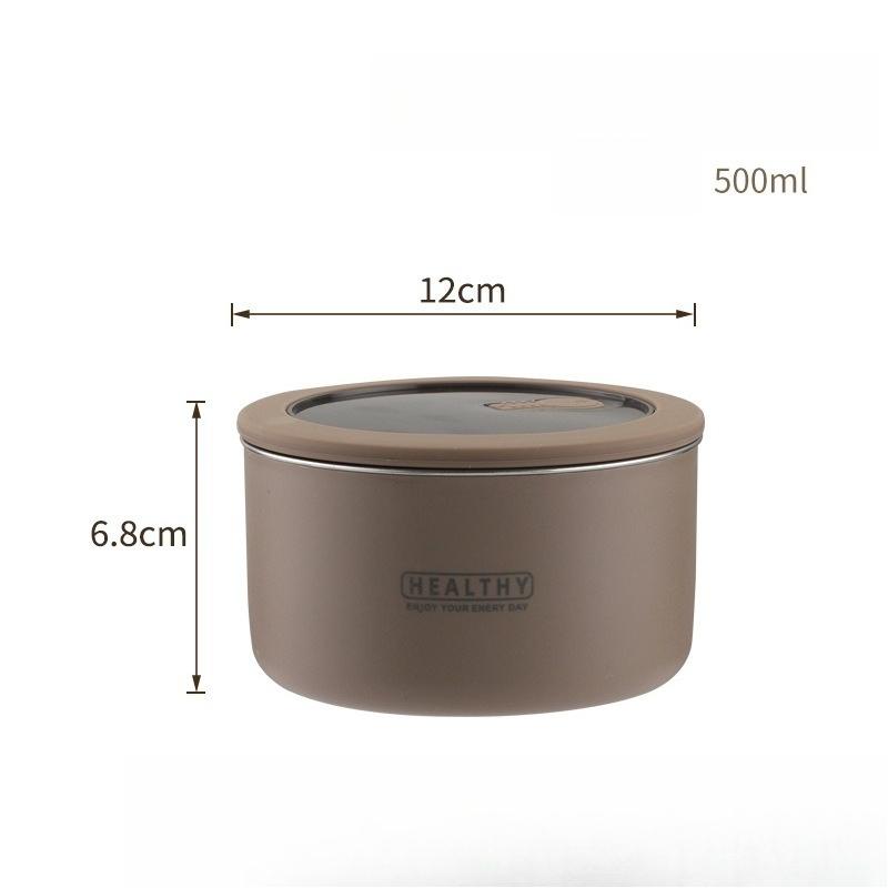 

Stainless Steel Food Storage Box with Microwave Heating for Preservation, Portable for Office Workers and Students