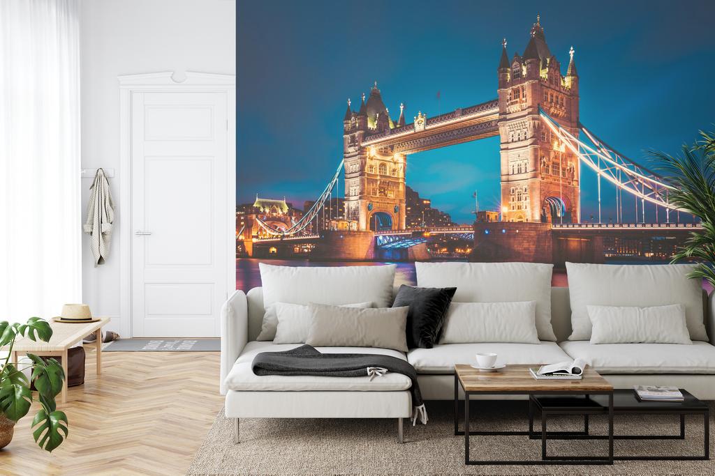 Photomural Tower Bridge Washable Fleece 208x146