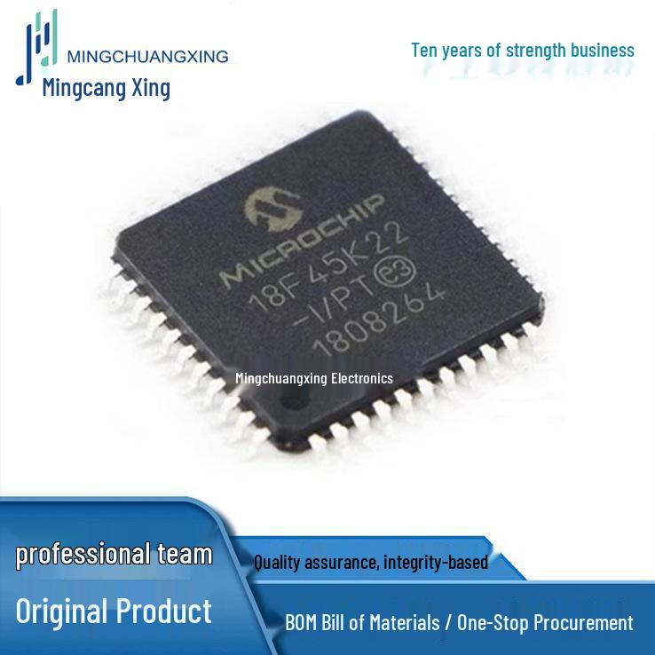 PIC18F45K22-I/PT TQFP-44 Integrated Circuit - New Original Stock