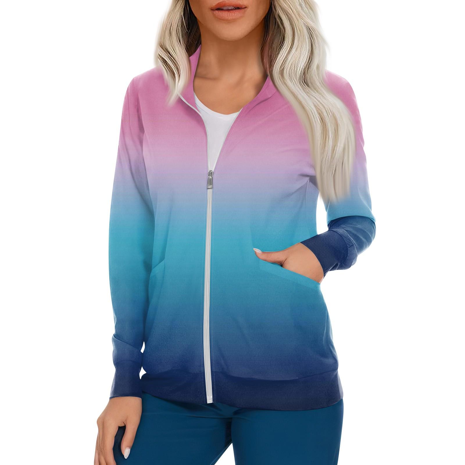 

Женский однобортный защитный комбинезон с длинным рукавом и карманом, рабочий воротник-стойка, кардиган, куртка, топ XXXXL