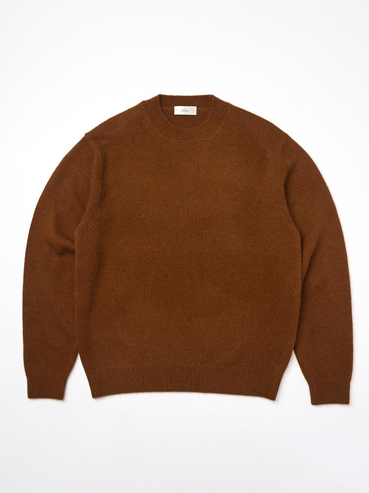 Berno 24Fw Fox Crew-Neck Knit Camel L