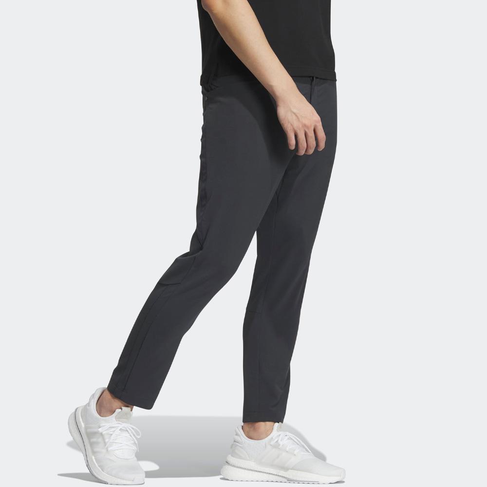 adidas Wuji Series Solid Color Elastic Waist Straight Leg Sports Pants Men Bottoms Charcoal-Gray IA8102