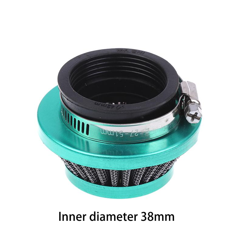 1 Piece Push Mini Moto Pocket Bike Atv Quad Motorcycle Parts Universal 35Mm-60Mm Air Filter Clearner For Gas Motorized Bicycle