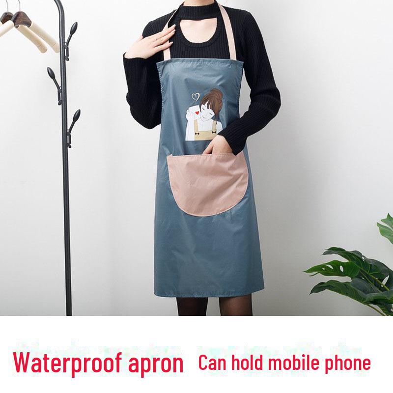 Unisex Niedliche Häschenschürze: Wasserdichter, Ölbeständiger Bund für Küche, Kochen, Catering