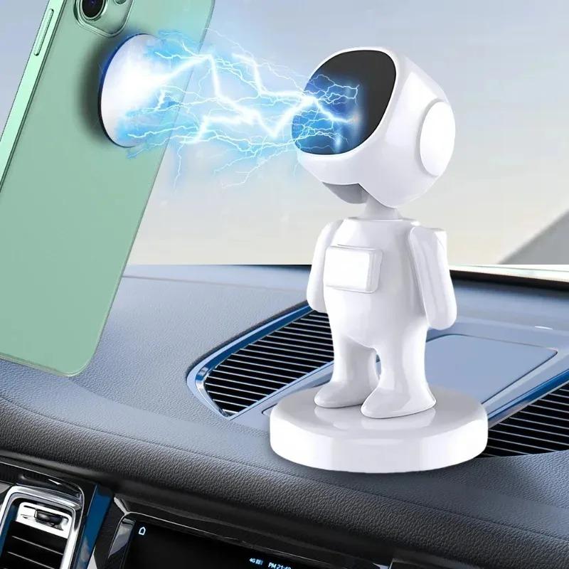 Strong Magnet Air Vent Mobile Phone Holder Multifunction 360 Degrees Can Be Rotated Stable Anti-vibration Car Navigation Bracket