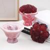 Silicone Relief Rose Flower Storage Box Molds for Resin Candle Jar Ornament Retro Flower Concrete Cup Mold Home Garden Decor