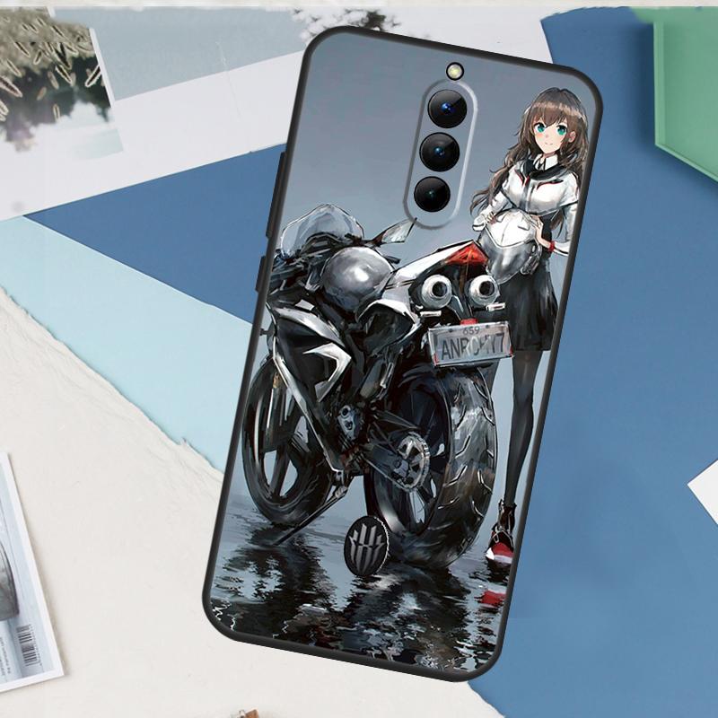 Custodia Anime Ragazza in Moto Per ZTE Nubia Red Magic 8S 9S 10S 10 9 8 11 Pro Plus 6 7 6S 7S Pro 5G 6R 10 Air Cover