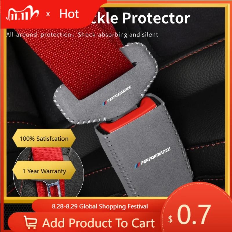 Car Sticker 2025 Hot Car Seat Belt Buckle Protective Cover Safety Belt Plug Clip Case For BMW M X1 X3 X5 X6 X7 E30 E90 M3 E84 E8