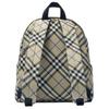 Burberry Adjustable Shoulder Strap Zipper Closure Plaid Polyester Backpack Men Backpack Moss-Green 80913331