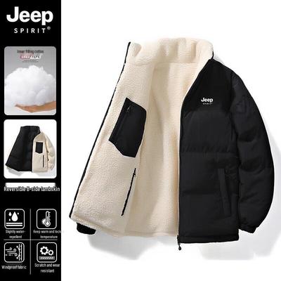 JEEP SPIRIT Men's Reversible Padded Winter Jacket