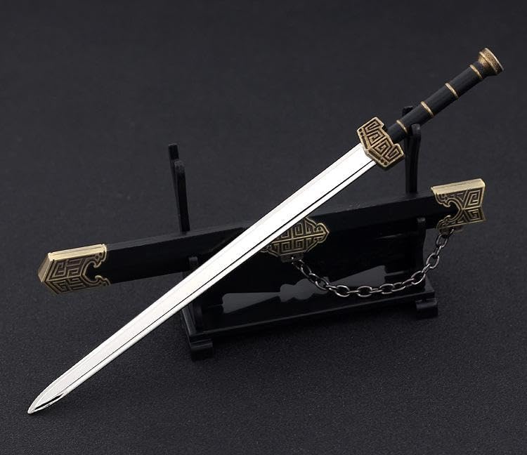 [Nekogamiyama] Qin Shi Huang's Sword, Total Length 22cm / Miniature Figurine, Collectible, Interior Decor