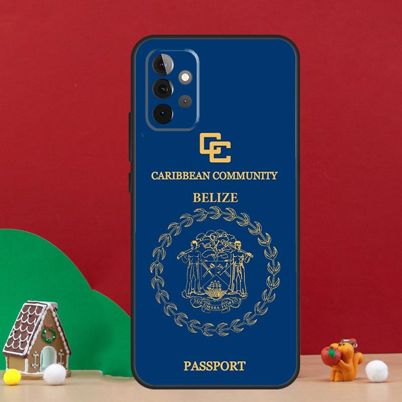 Belizean Flag Case For Samsung Galaxy A55 A52 A32 A12 A33 A06 A16 A26 A36 A56 A15 A53 A13 A34 A54 A14 A17