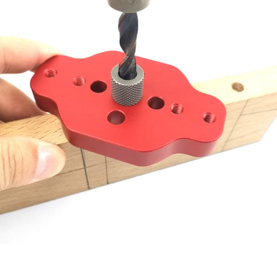 

Высокоточный локатор для сверления, не легко ржавеет, аксессуары для деревообработки, позиционирование приспособления для вертикального карманного отверстия