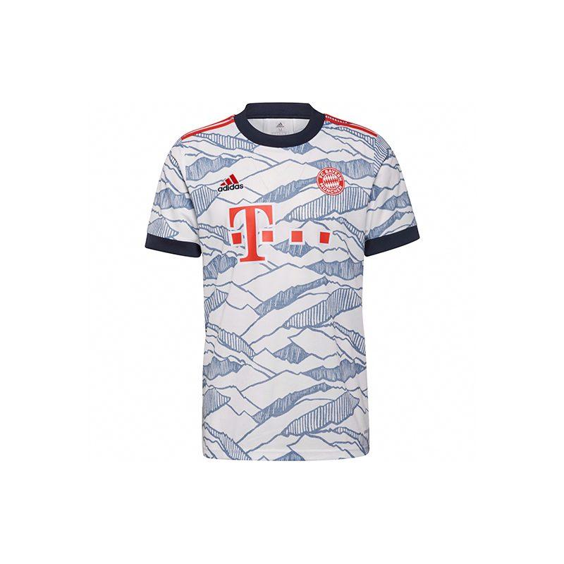 adidas FC Bayern München Schwarze Fußballtrikots Herren Weiß Moderat GM5315