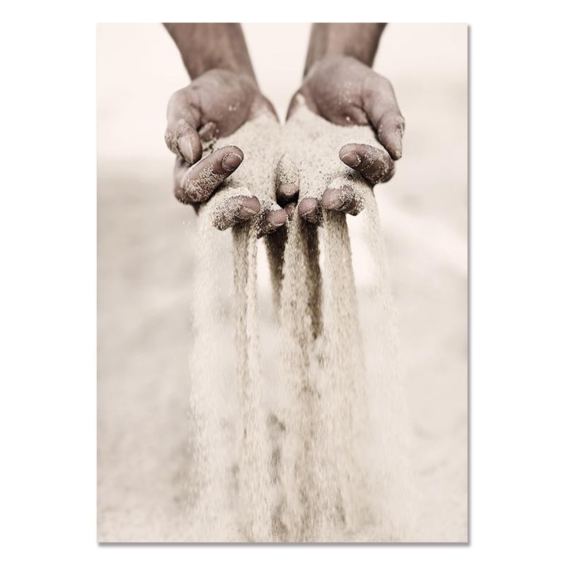 Reed Wild Plant Sand Nordic Posters And Prints Wall Art Canvas Painting Wall Pictures For Living Room Scandinavian Home Decor